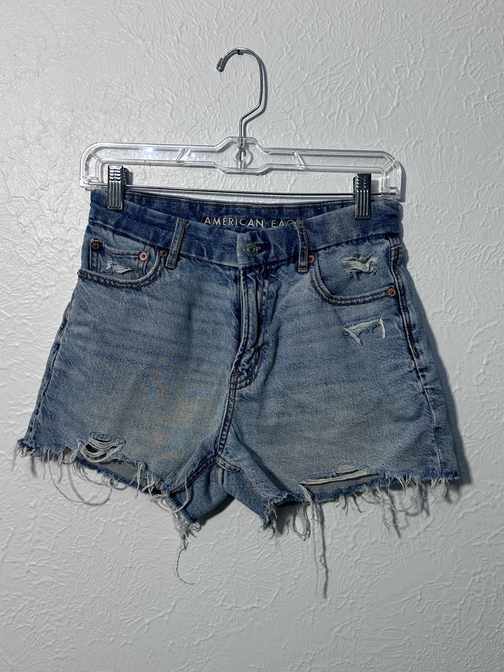 American Eagle | curvy relaxed denim shorts
